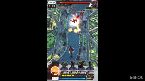 Godzilla Battle Line Gameplay