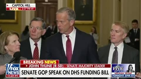 Senate Majority Leader John Thune says the SAVE Act is being modified to include Voter ID