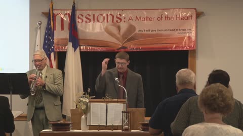 Sunday School. Pastor Troyer; Faith Giving.