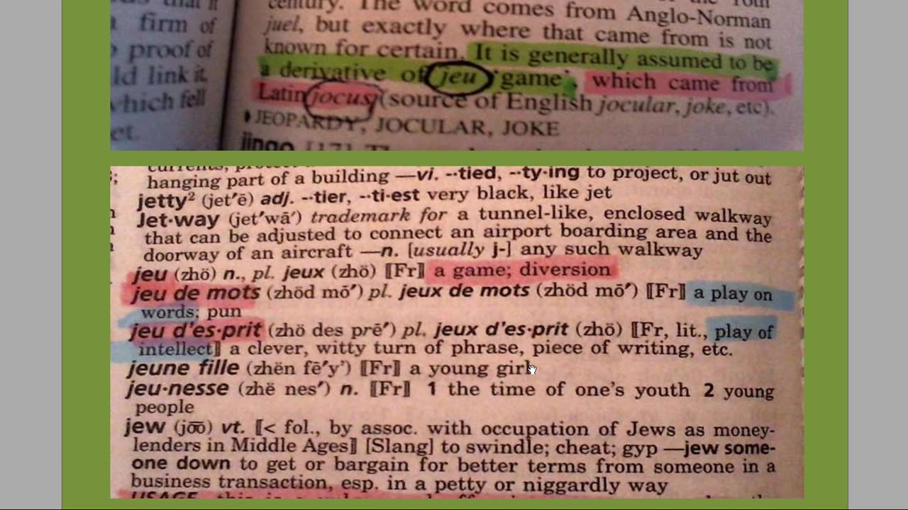 The meaning of Jew-el