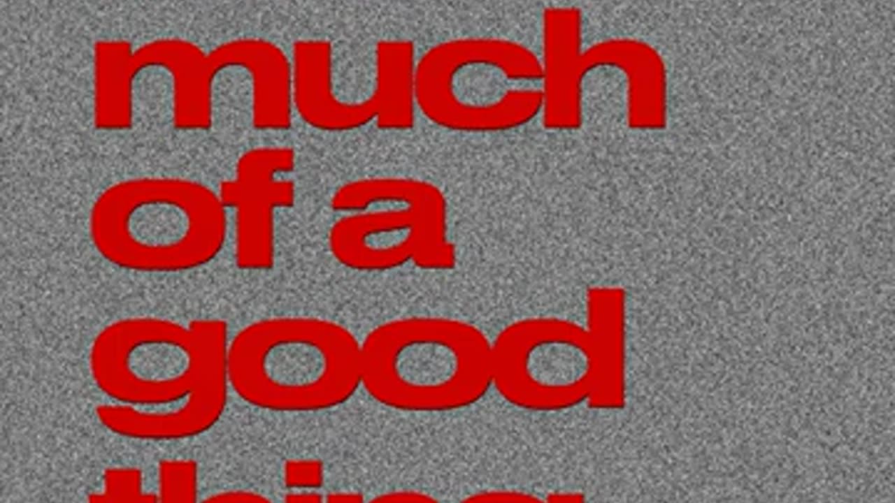 Too Much Of A Good Thing--LEASURE