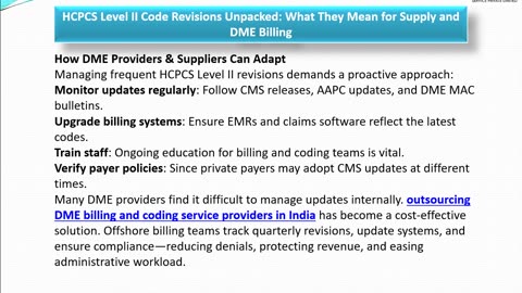 HCPCS Level II Code Revisions Unpacked: What They Mean for Supply and DME Billing