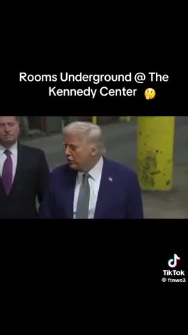 TRUMP'S EXPOSING THE UNDERGROUND TUNNELS ROOMS BUILT UNDERNEATH THE KENNEDY CENTER❗