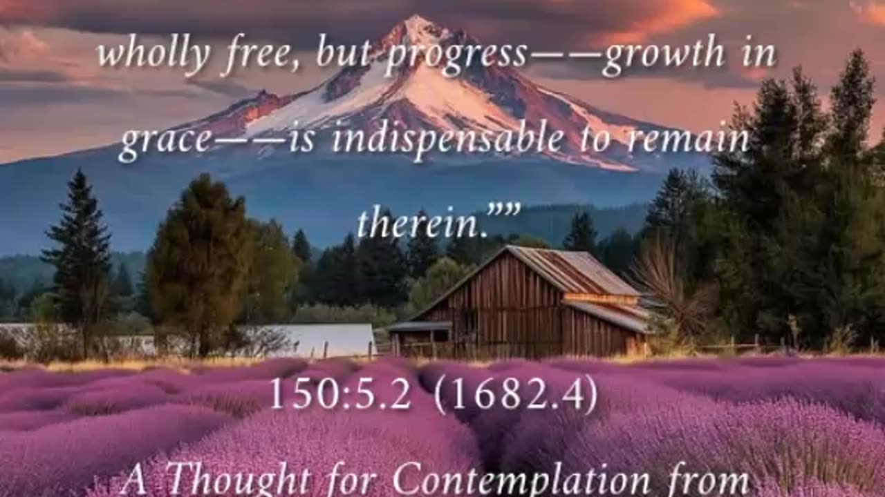 Progress is Essential