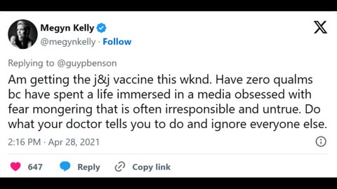 Megyn Kelley Bragged About Getting Vaxxed in 2021, Now Has Autoimmune Disorder