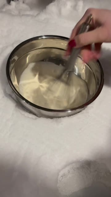 Making Ice Cream in the Snow