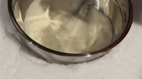Making Ice Cream in the Snow