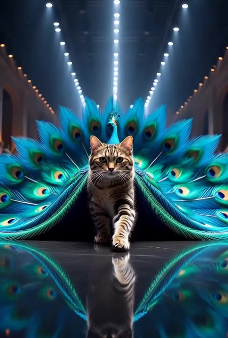 Here is the real catwalking