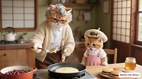 Ginger Kitten Misses Mama Cat 💔, Until Grandma’s Warm Hug 🐾🥰 _ Funny Cat Videos
