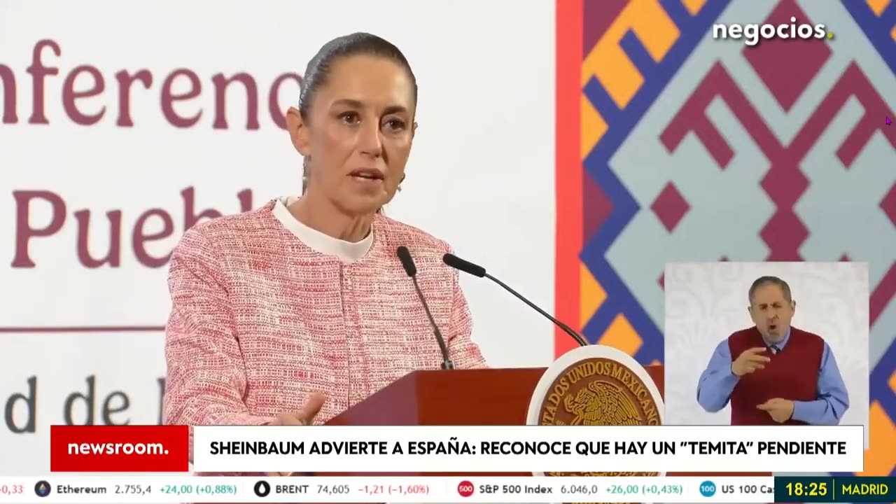 ÚLTIMA HORA: Claudia Sheinbaum advierte a España: reconoce que hay un “temita” pendiente