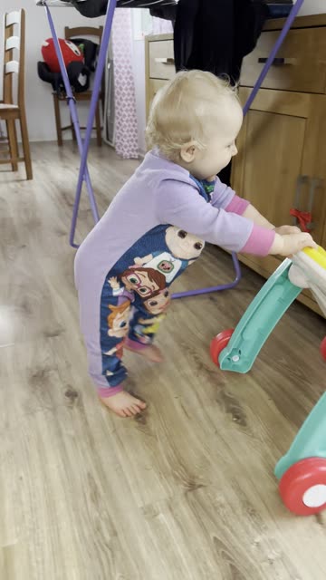 Baby Kayla FULL SPEED With Her Walker Toy 🚶‍♀️💨