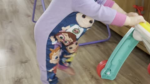 Baby Kayla FULL SPEED With Her Walker Toy 🚶‍♀️💨