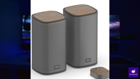 KEiiD Bluetooth Computer Speakers with Wireless Touch Control Pod