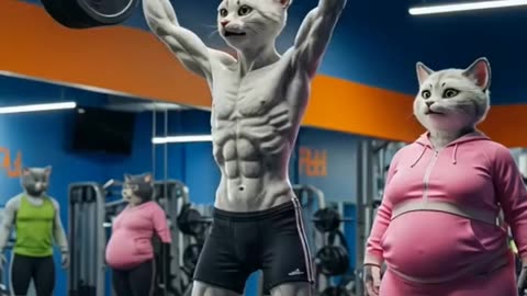 Fat Cat and Skinny Cat story 😍:A Love Story You’ll Never Forget"