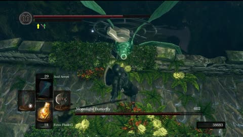 Dark Souls Remastered | Moonlight Butterfly boss fight, solo on NG+1 (NG+)