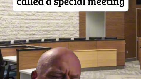 Why did they have a special meeting?