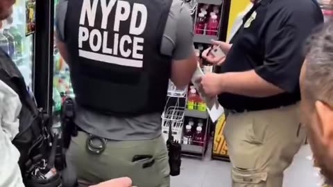 Federal agents and NYPD officers carried out