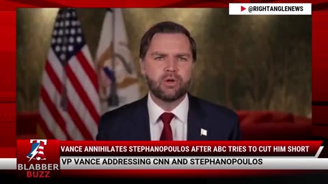 Vance Annihilates Stephanopoulos After ABC Tries to Cut Him Short