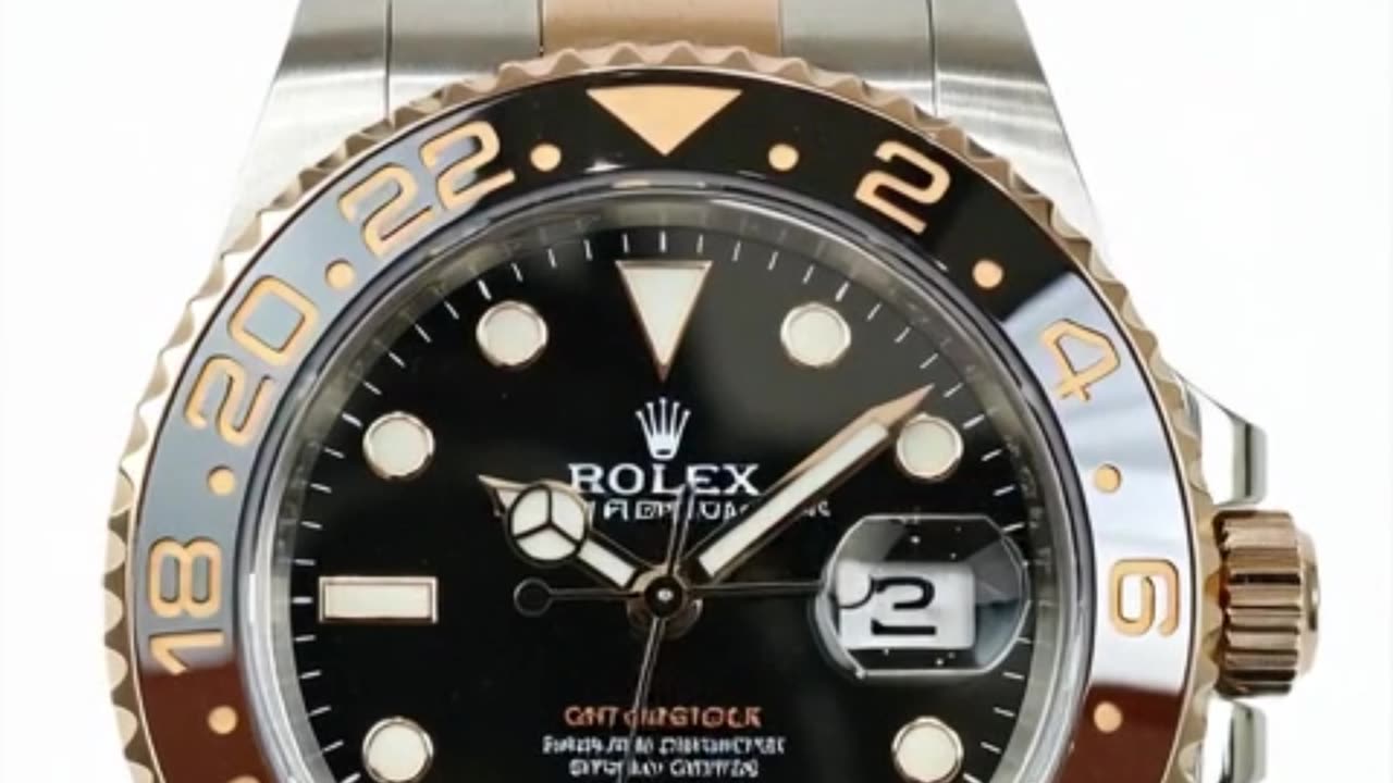 ROLEX GMT-MASTER II BLACK CASE WATCH