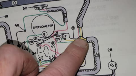 1956 Harley Davidson FLH restoration Part 13, Wiring the dash base and ignition switch,