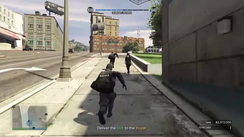 My nephew and I doing the Casino Heist on GTA
