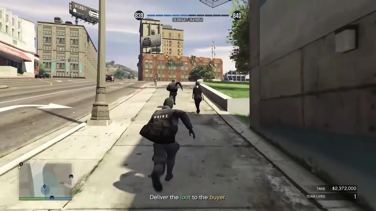 My nephew and I doing the Casino Heist on GTA