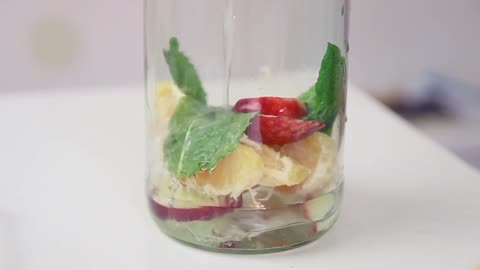 Healthy fruitwater recept - FEMME