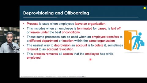 162 - Domain 5 - 55 Manage the Identity and Access Provisioning Lifecycle