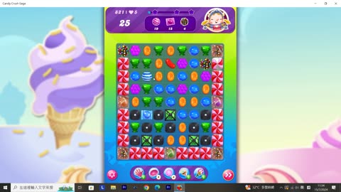 Candy Crush Saga Record (Level 821)