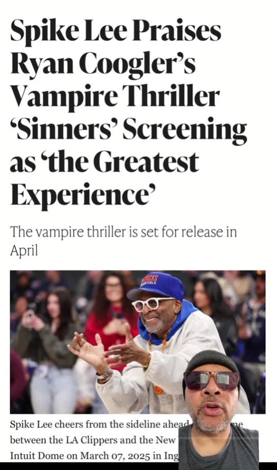 Spike Lee Praises Ryan Coogler’s Vampire Thriller ‘Sinners’!
