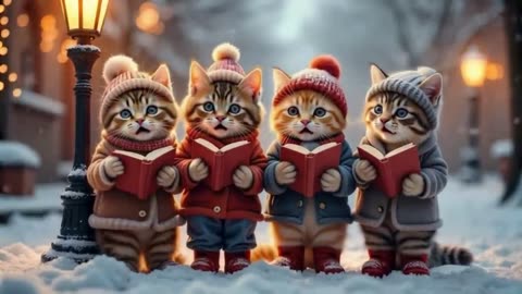 Cats at Christmas 🎅🎁✨- Funny Cats Doing Human Things