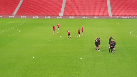 Stërvitja e kombëtares në ‘Air Albania’ para miqësores me Jordaninë