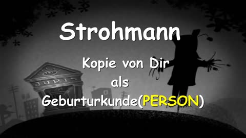 Der Mensch hält sich irrig für eine Person