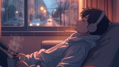 Cozy LoFi Room 🎧 – Rain Sounds & Chill Beats