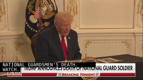 Trump Announces Death of 20-Year-Old National Guard Member Killed in D.C. Shooting