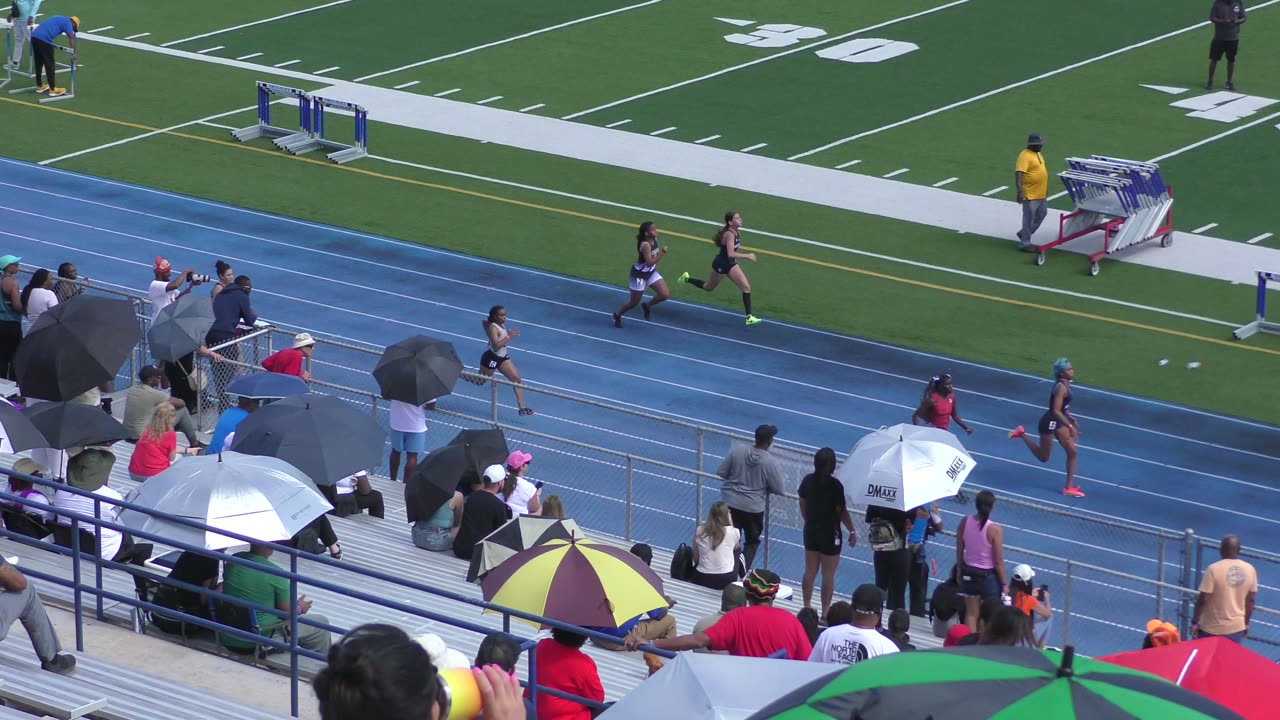 Girls 100 Meter Dash Heat 6 • 2025 Louie Bing Invitational Traz Powell Stadium Miami, FL