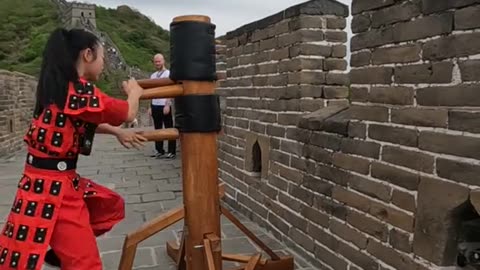 Great Wall Kung Fu Moment 🎥🕌