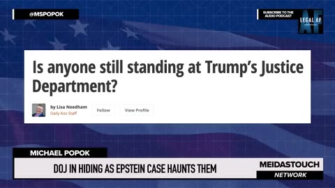 Trump RUNS SCARED after EPSTEIN Prosecutor CALLS HIS BLUFF