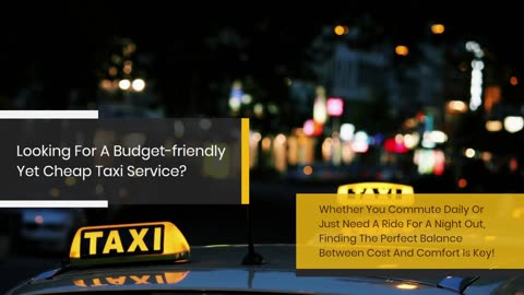 Reliable Taxi Service