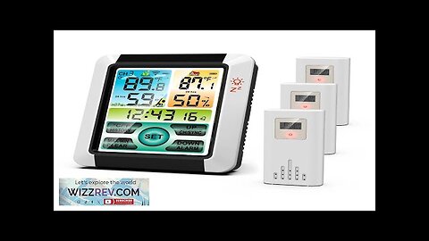 AGSIVO Weather Station Alarm Clock Wireless Indoor Outdoor Thermometer Sensor Digital Review