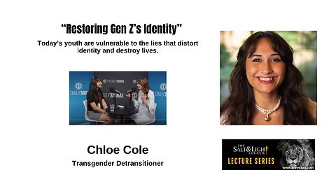 Lecture Series: January 19, 2026 | Chloe Cole