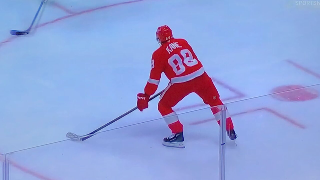 Red Wings RW #88 Patrick Kane PP🥅(7)🏒Wrist-Shot Goal