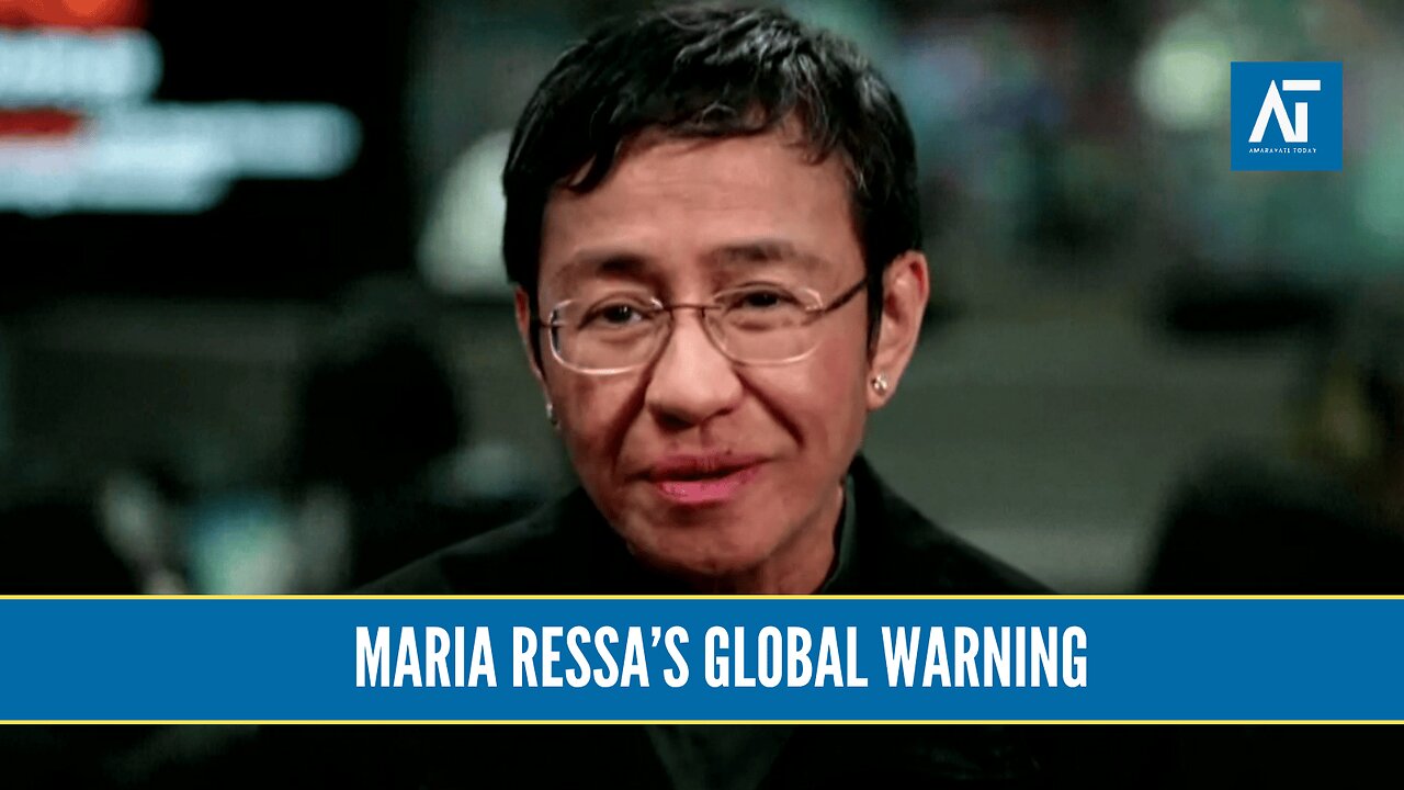 Inside the “Information Armageddon”: Maria Ressa’s Warning to the World | Amaravati Today