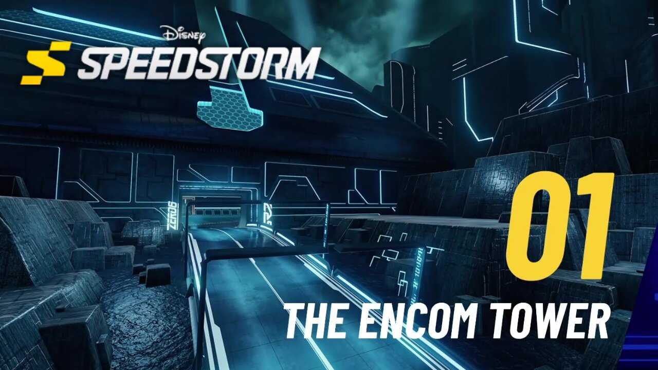 The Encom Tower - Disney Speedstorm - Season 12 - Tron - On the Grid (Chapter 1)