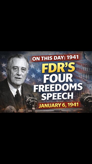 January 6, 1941 — The Speech That Helped Win WWII 🪖