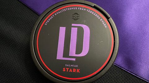 LD Salmiak Stark Snus Review