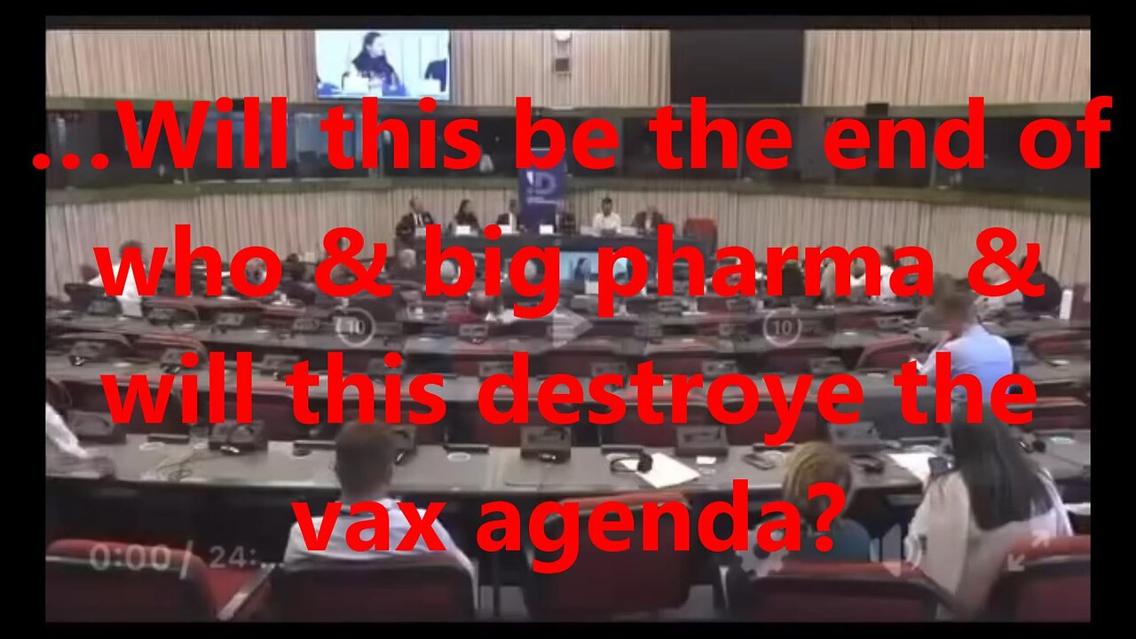 …Will this be the end of who & big pharma & will this destroy the vax agenda?