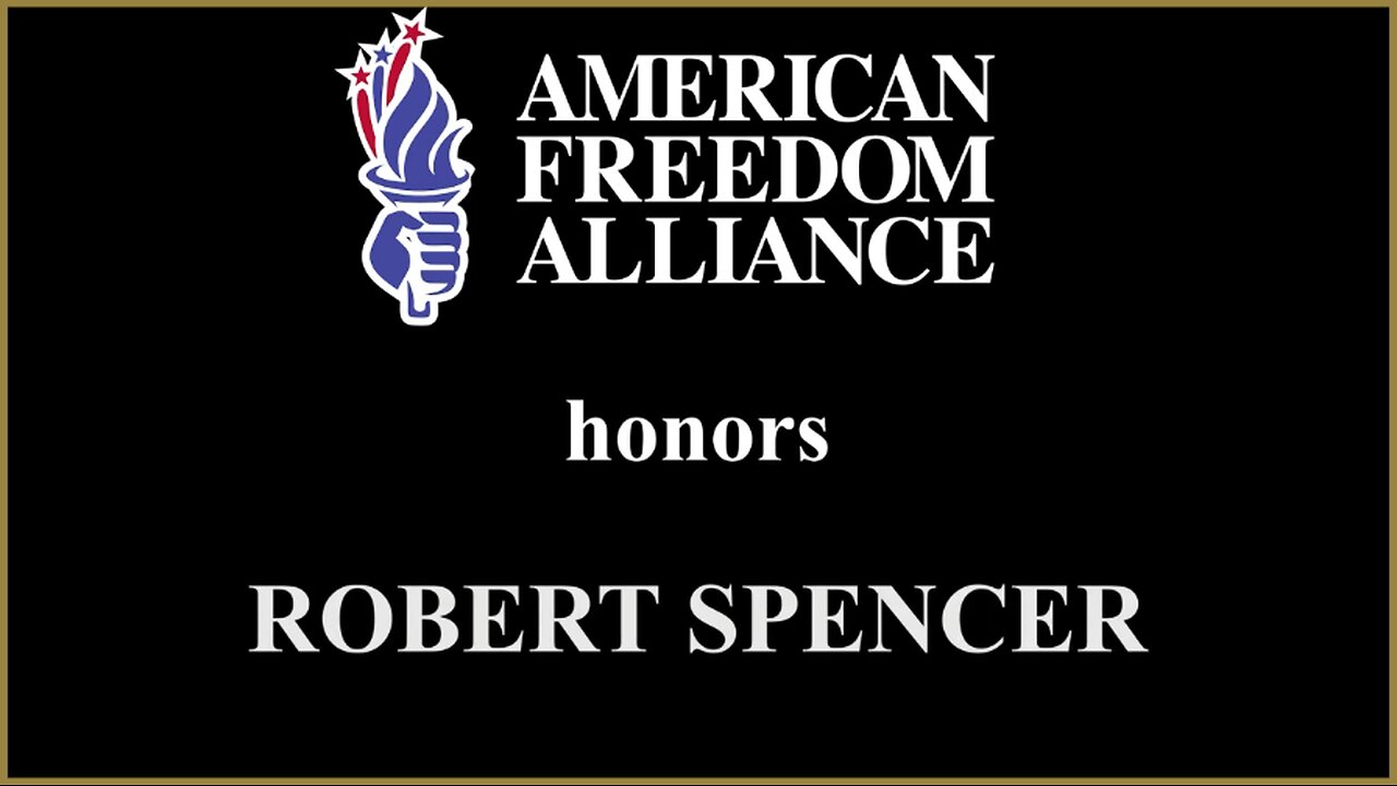 Heroes of Conscience 2025 - Robert Spencer: American Freedom Award