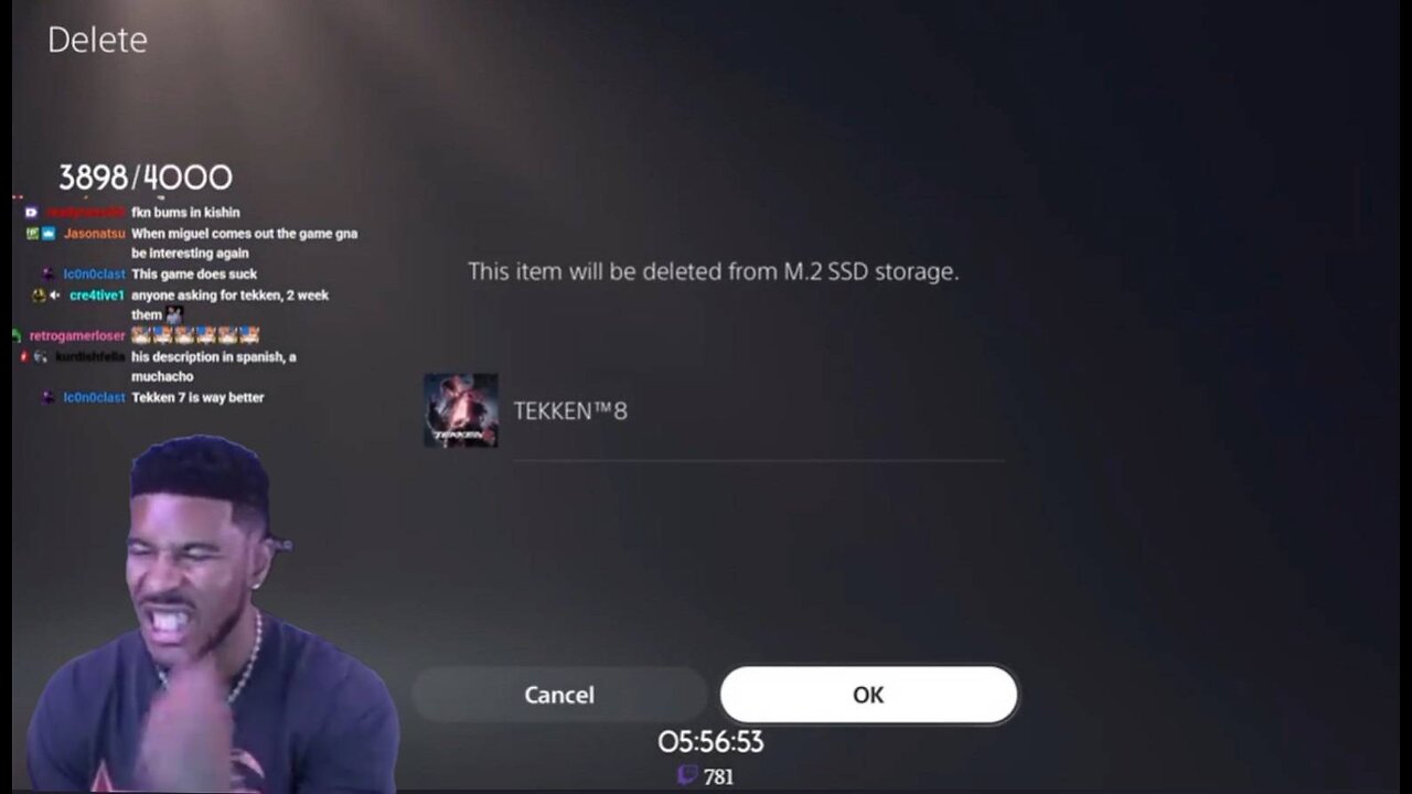 This is not a stock photo or reupload. Lowtiergod deleted & quit Tekken 8 again.