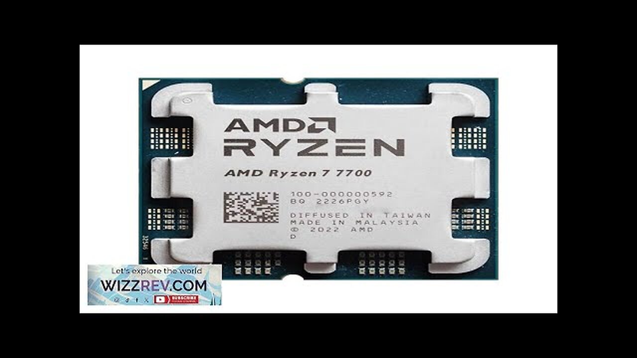 AMD Ryzen 7 7700 Brand New CPU 5.3GHz 8-Core 16-Thread 40MB Cache Review